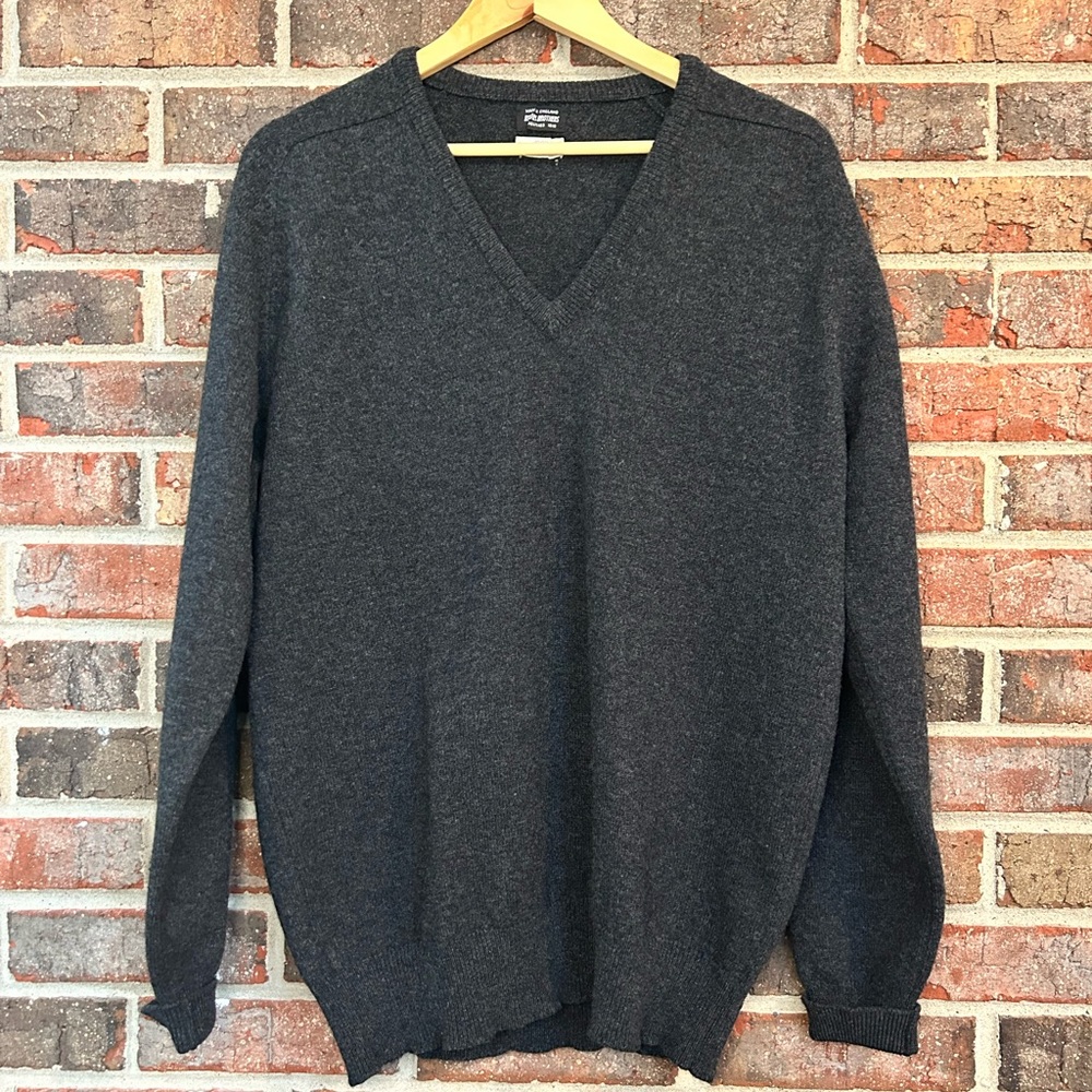 Men’s Dark Gray Brooks Brother’s Wool Sweater